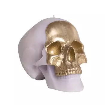 Декоративная свеча OGON/beton "Punk's Not Dead", белая