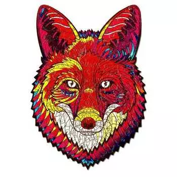 Деревянный пазл Zufa с двухслойной крышкой Лиса, M