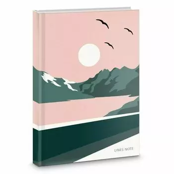 Евротетрадь Listoff Adventure, 64 листа, в линейку, А6+