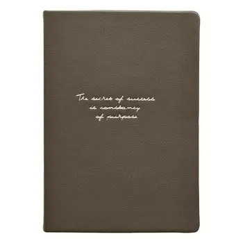 Ежедневник датированный 2022 Infolio, коллекция Quote, темно-коричневый, 352 страницы, 14 х 20 см