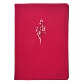 Ежедневник датированный 2022 Infolio, коллекция Spring, красный, 352 страницы, 14 х 20 см