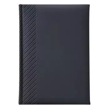 Ежедневник датированный 2022 Infolio, коллекция Velure, черный, 352 страницы, 15 х 21 см