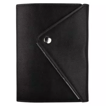 Ежедневник Infolio Grunge, черный, 140х200 мм, 320 стр, суперобложка, клапан