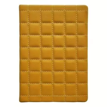 Ежедневник, недатированный, Infolio Diana, жёлтый, 140х200 мм, 192 стр, твердый переплет с поролоном