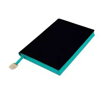 Ежедневник недатированный "In Black" А6+, 272 стр., бирюзовый