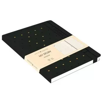 Ежедневник недатированный "My Story" А5, 104 листа, черный