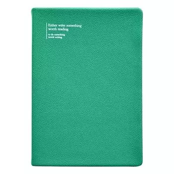 Ежедневник полудатированный Infolio, коллекция Prague, 14 х 20 см, 320 страниц, интегральный переплет, зеленый