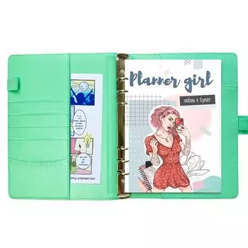 Ежедневник Planner girl, А5, мятный