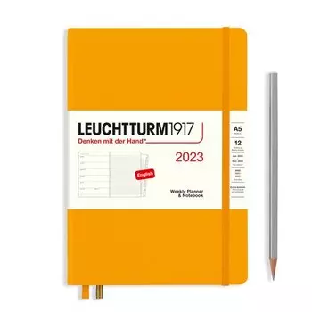 Еженедельник-блокнот датированный Leuchtturm1917 Medium, 72 листа, А5, восходящее солнце