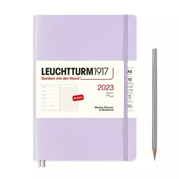 Еженедельник-блокнот датированный Leuchtturm1917 Pocket, 72 листа, А5, сиреневый