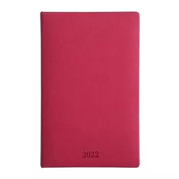Еженедельник датированный 2022 Infolio, коллекция Vienna, фуксия, 128 страниц, 13 х 20,5 см