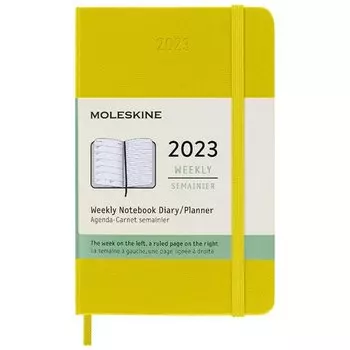 Еженедельник датированный Moleskine Classic WKNT Pocket, 144 страниц, горчичный