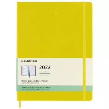 Еженедельник датированный Moleskine Classic WKNT XL, 144 страниц, горчичный