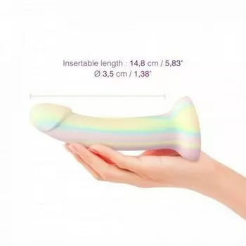 Фаллоимитатор из жидкого силикона Love to love Dildolls Fantasia Phosphorescent