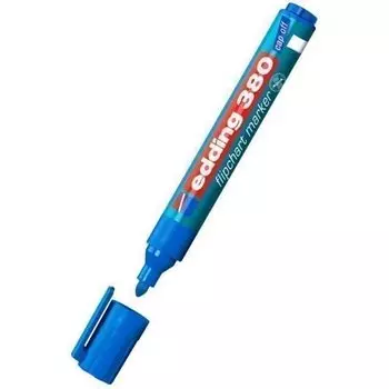 Флипчарт-маркер, круглый, синий