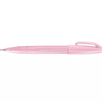 Фломастер-кисть Pentel "Touch Brush Sign Pen", бледно-розовый
