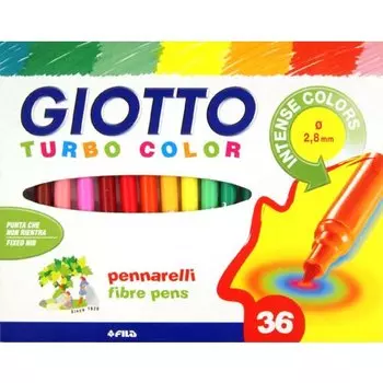 Фломастеры "Turbo Color", 36 цветов