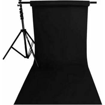 Фон бумажный Raylab Jet Black 1,35*6м черный