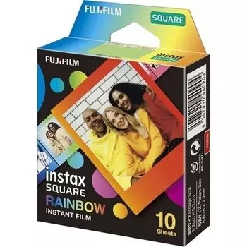 Фотоплёнка Fujifilm "Colorfilm Instax SQUARE Film Rainbow"