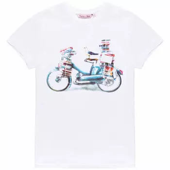 Футболка женская Captains Mate "Bike-n-Books" S