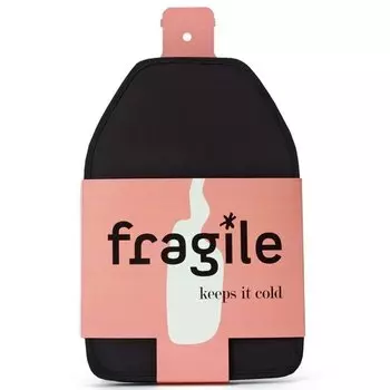 Футляр охлаждающий для вина Fragile, черный