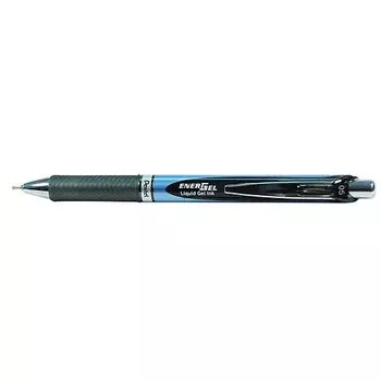 Гелевая ручка автоматическая Pentel "Energel" 0.5 мм, черная