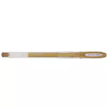 Гелевая ручка "Signo Noble Metal UM-120NM", 0,8 мм, золотистая