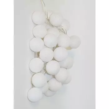 Гирлянда электрическая с лампами накаливания Пух одуванчика, 20 шаров