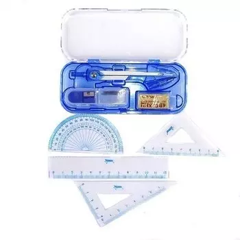 Готовальня пластиковая, 7 предметов