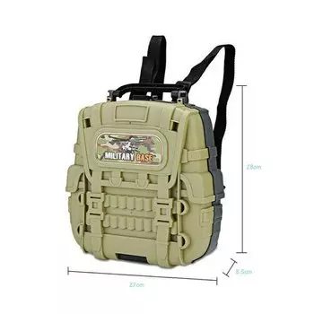 Игровой набор OS Военная база в чемоданчике + 2 машинки