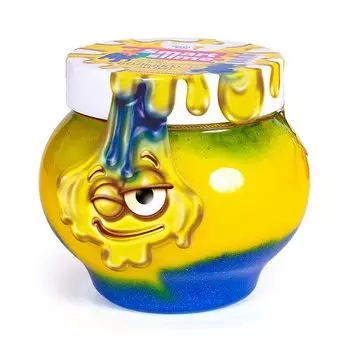 Игрушка 2 в 1 "Мялка-жмялка", желто-синяя