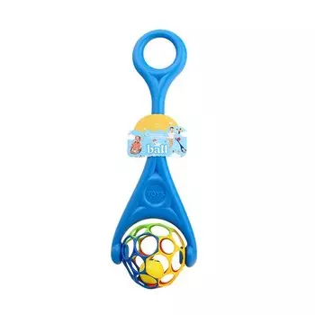 Игрушка развивающая Baby Toy Каталка с шаром, синяя