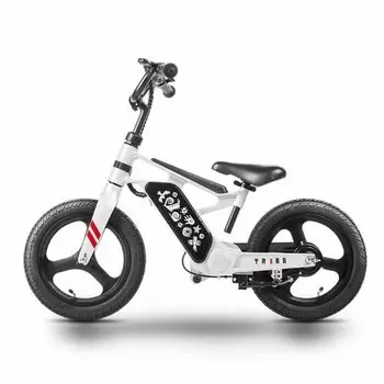 Электробеговел Tribe Kid Run, серебристо-черный