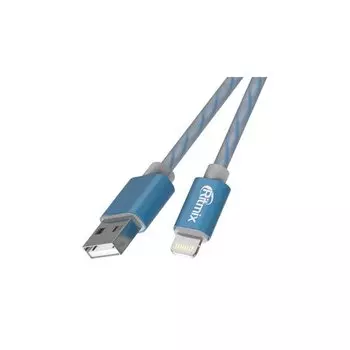 Кабель Ritmix RCC-322 Blue (USB - Apple lightning)