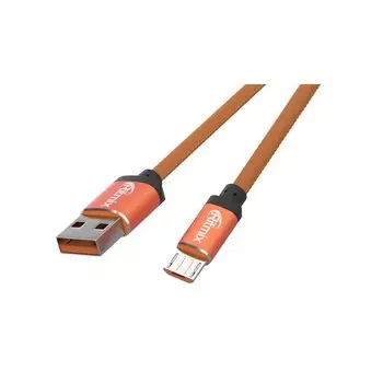 Кабель Ritmix RCC-415 Leather (USB - Micro-USB)