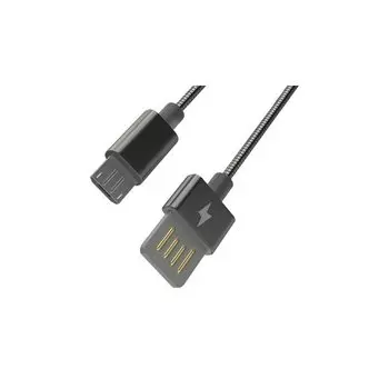 Кабель Ritmix RCC-416 Metal Grey (USB - Micro-USB)