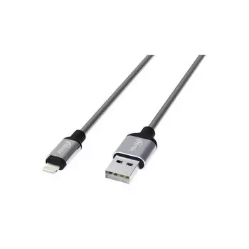 Кабель Ritmix RCC-421 Grey (USB - Apple lightning)