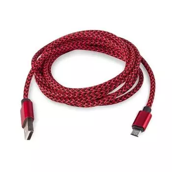 Кабель Rombica "Digital AB-04 Red USB - micro USB", 2 м, красный