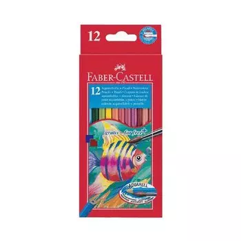 Карандаши акварельные "Fish Design", 12 цветов