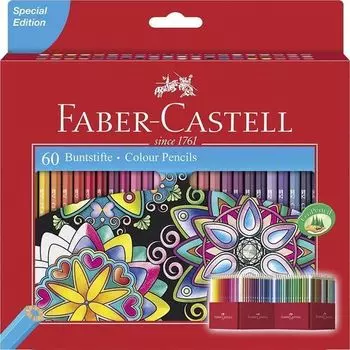 Карандаши цветные Faber Castell Замок, 60 цветов