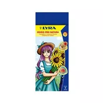Карандаши цветные "Osiris Pro Nature", 12 цветов