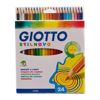 Карандаши цветные "Stilnovo", 24 цвета