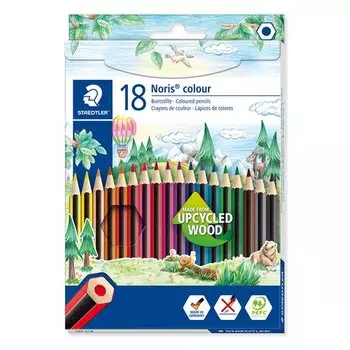 Карандаши Staedtler Noris Colour цветные, 18 цветов