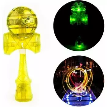 Кендама YoYoFactory Catchy LED, желтая