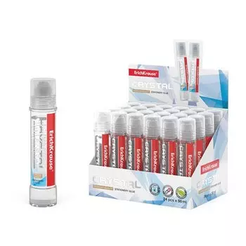 Клей канцелярский ErichKrause Crystal, 50 мл