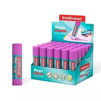 Клей-карандаш ErichKrause Magic, 8 г