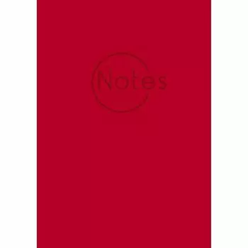 Книга для записей Listoff New Plans, 80 листов, в клетку, А5, алая