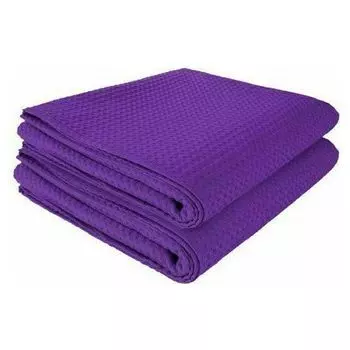 Комплект полотенец вафельных Home One 45х70 (2шт), баклажан