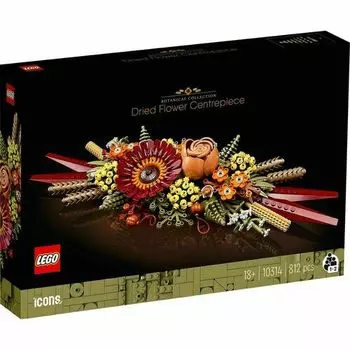 Конструктор Lego Icons 10314 Украшение из сухоцветов