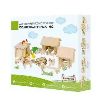 Конструктор Лесовичок les 038 Солнечная ферма №2, 190 деталей
